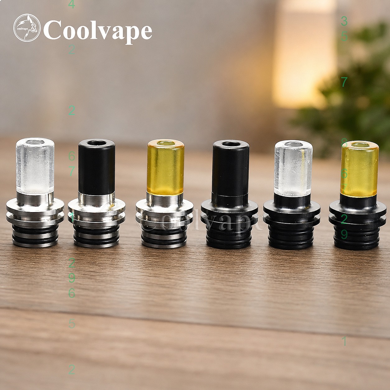510 MTL Drip Tip Heat Resistan - Accessories For Vaping ulasan dan harga