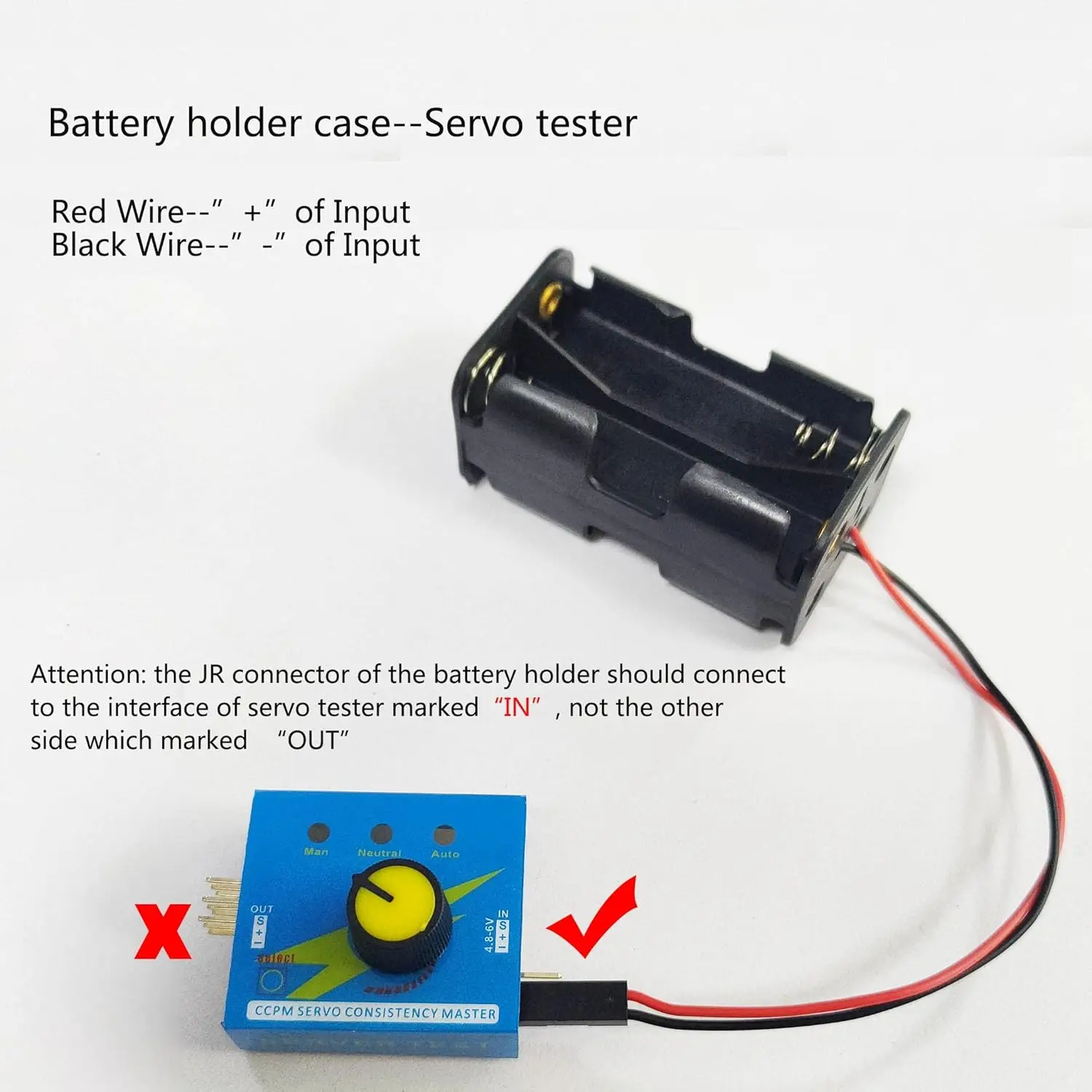 Servo Tester 3CH Digital ESC S - Battery Case Storage ulasan dan harga