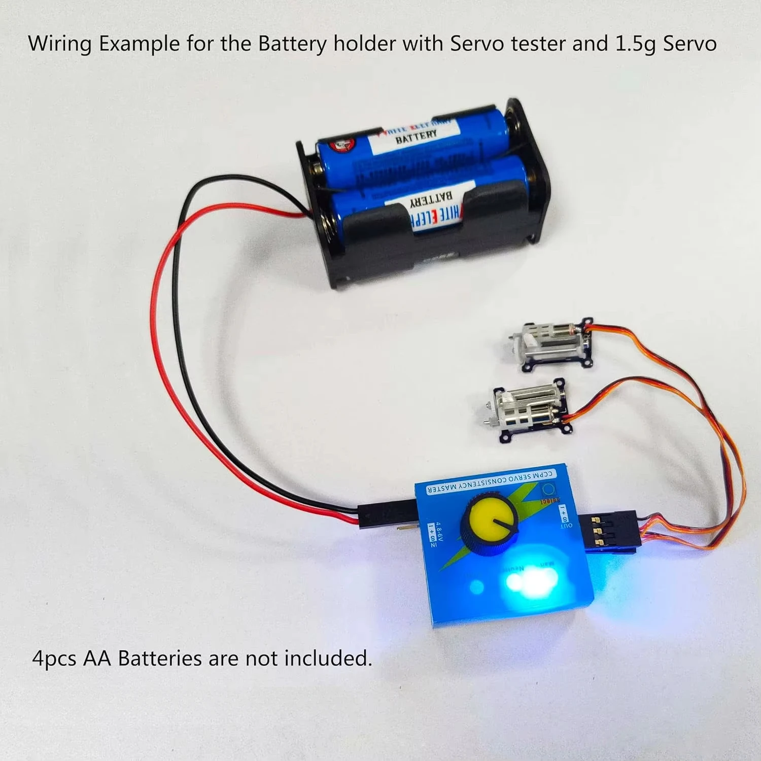 Servo Tester 3CH Digital ESC S - Battery Case Storage ulasan dan harga