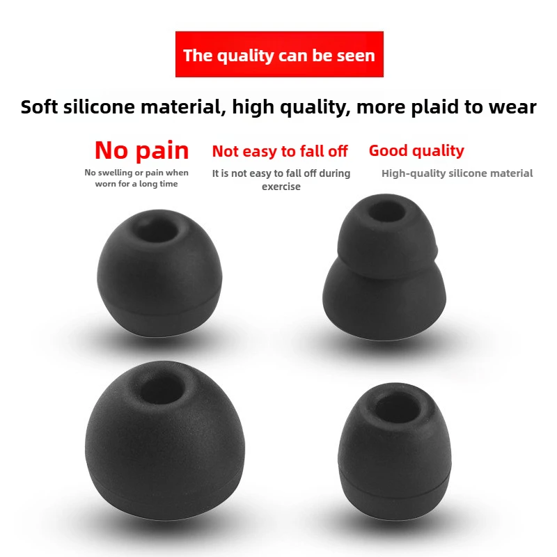 High Quality 4  Pair Silicone  - Beats Headphone Powerbeats Pro ulasan dan harga