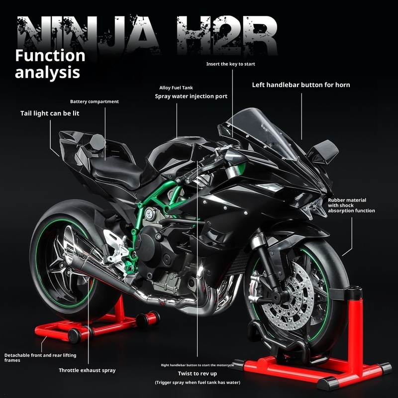 Kawasaki Ninja H2R 1:9 Scale D - Battery Case Storage ulasan dan harga