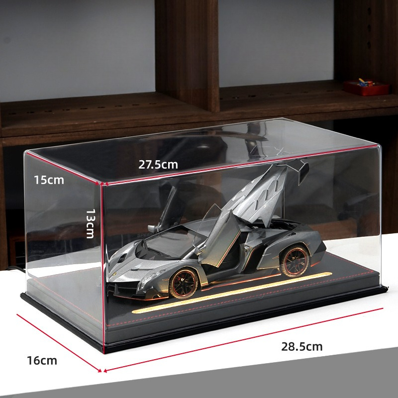Acrylic Display Box with Light - Battery Case Storage ulasan dan harga