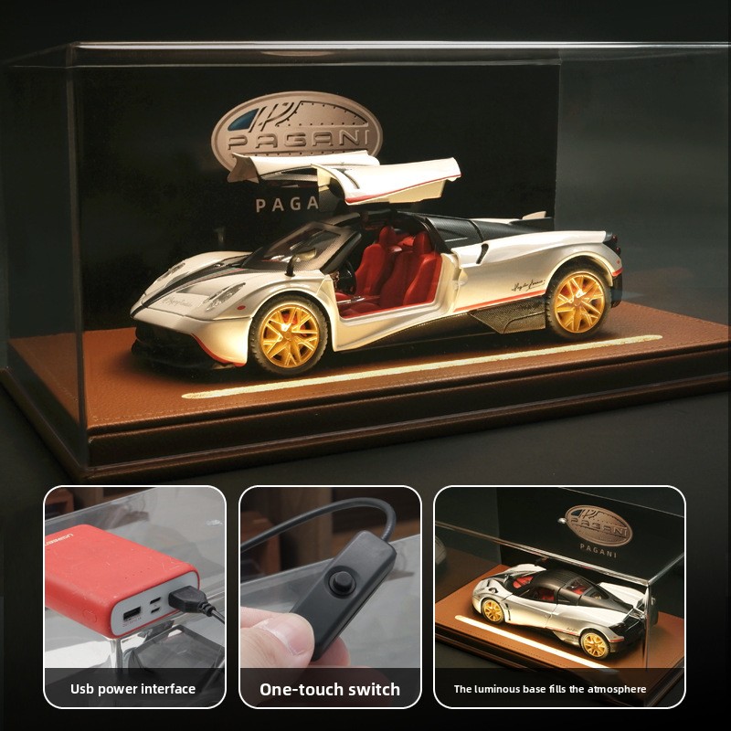 Acrylic Display Box with Light - Battery Case Storage ulasan dan harga