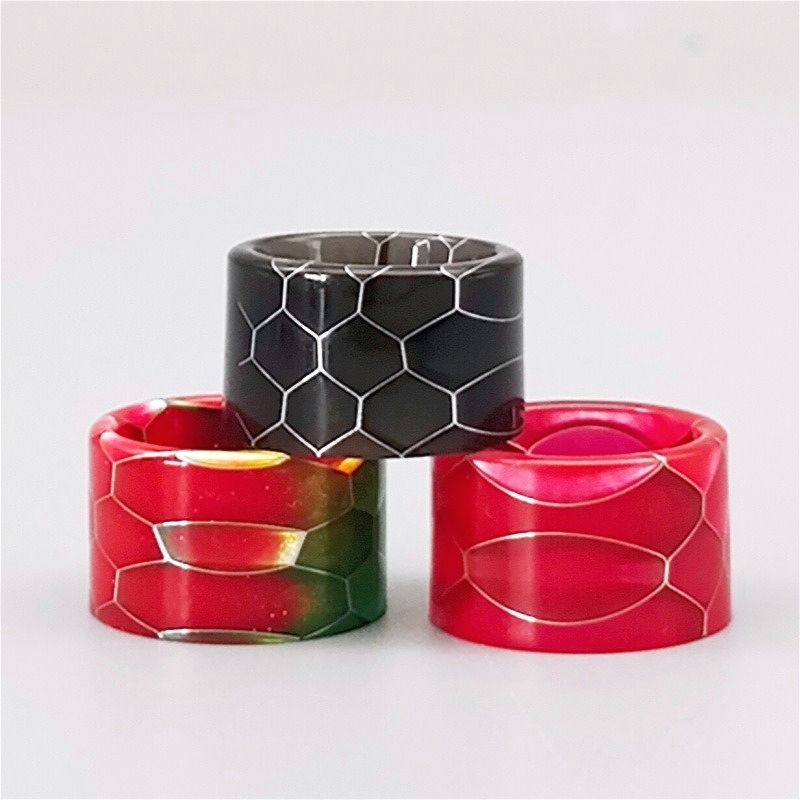 1PC Snake Skin Resin Push-in D - Drip Tip Resin ulasan dan harga