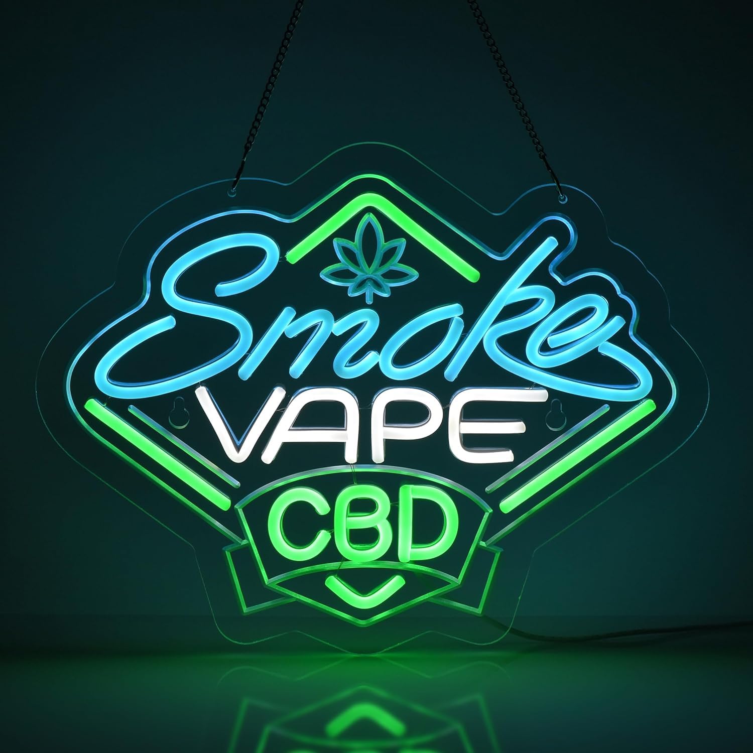 Smoke and Vape Shop Neon Sign  - Vaping Shop ulasan dan harga