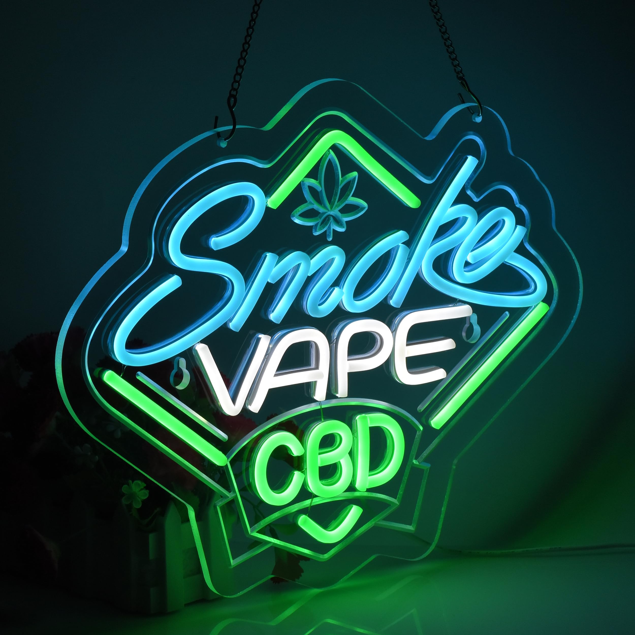Smoke and Vape Shop Neon Sign  - Vaping Shop ulasan dan harga