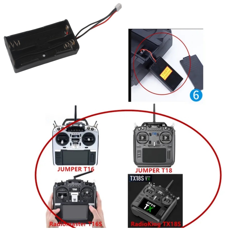 RadioMaster TX16S 2S 18650 Bat - Battery Case Storage ulasan dan harga