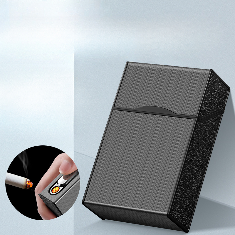 2 In 1 20 Cigarette Case Light - Accessories For Vaping ulasan dan harga