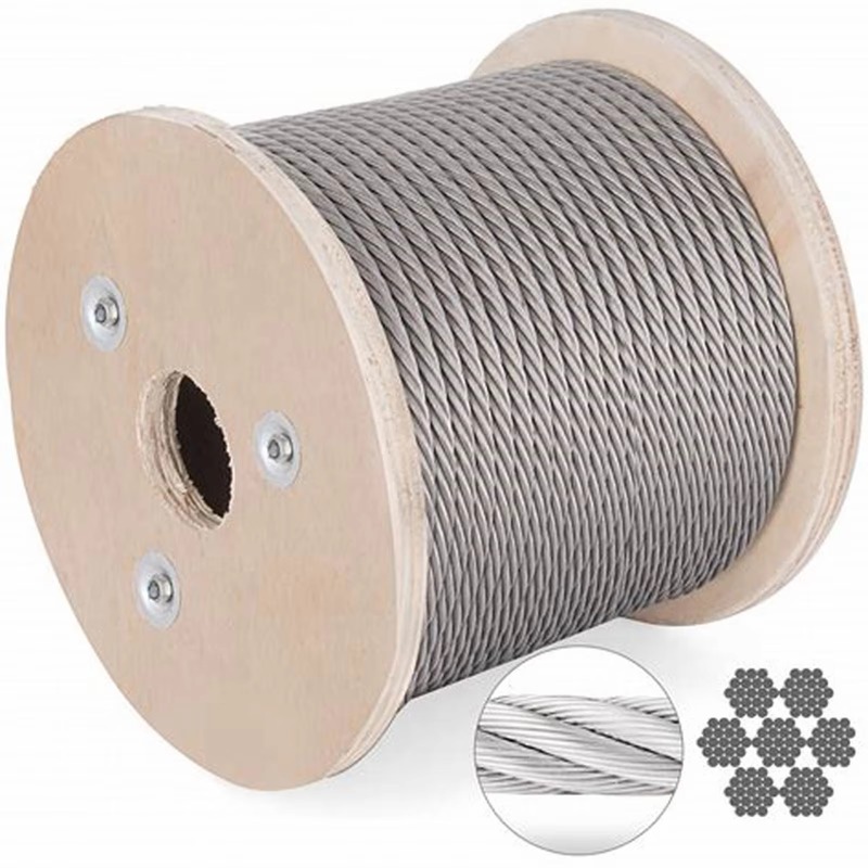Wire Rope 7X19 Diameter 3.18mm - Stainless Wire Ss316 ulasan dan harga