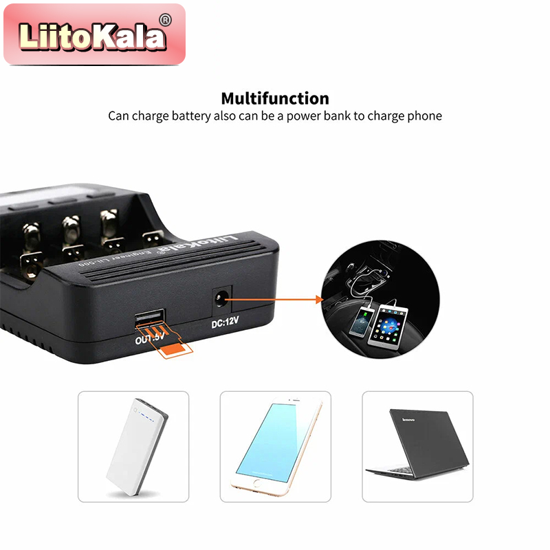 LiitoKala Lii-500 Battery Char - Vape Battery 18650 ulasan dan harga