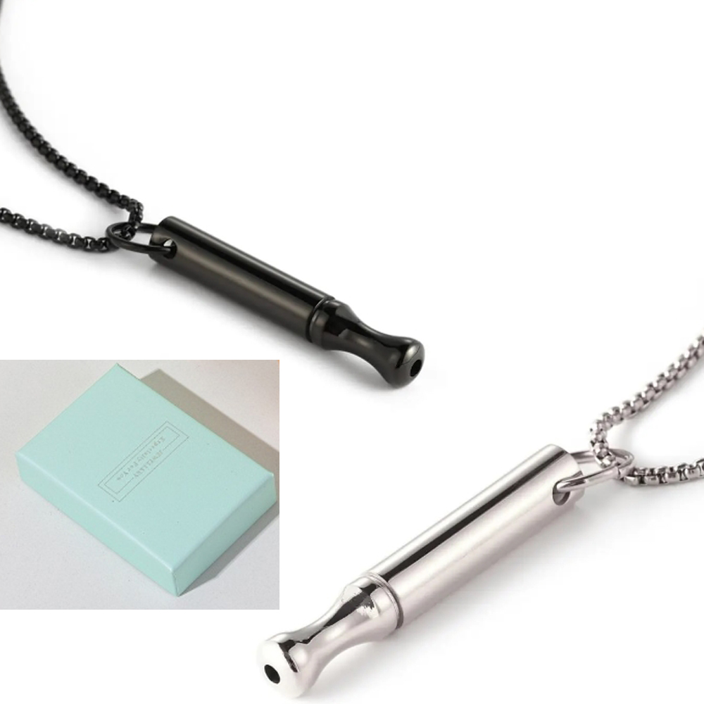 Titanium Steel Breathing Neckl - Accessories For Vaping ulasan dan harga